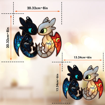 You And Me We Got This - Personalized Mouse Window Hanging Suncatcher Ornament