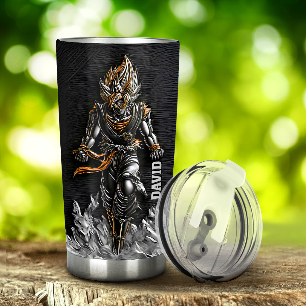 It's Over When You Quit - Personalized Seven Balls Tumbler