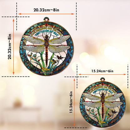 Your Memories Are The Light That Leads My Way - Personalized Memorial Window Hanging Suncatcher Ornament