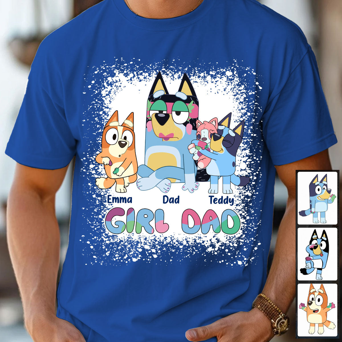 Girl Dad - Personalized Father T-shirt And Hoodie