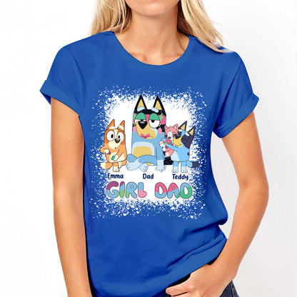 Girl Dad - Personalized Father T-shirt And Hoodie