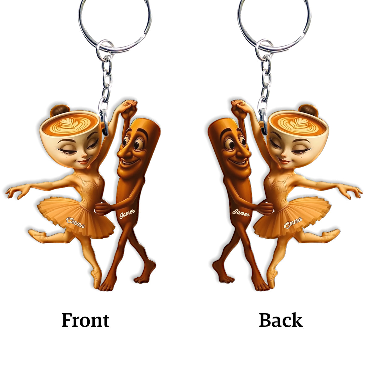 I Love You - Personalized Tung Tung Tung Sahur Keychain