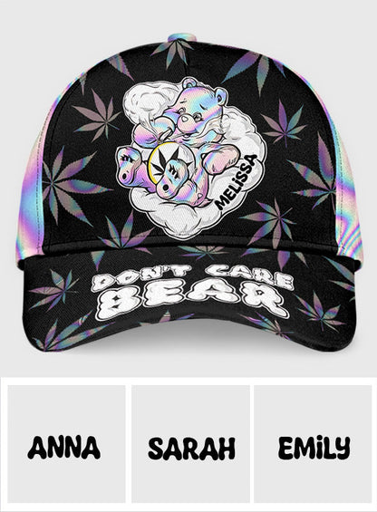 Don't Care Bear - Personalized Weed Classic Cap