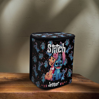 Ohana In The Car - Personalized Ohana Portable Car Trash Can/ Organizer