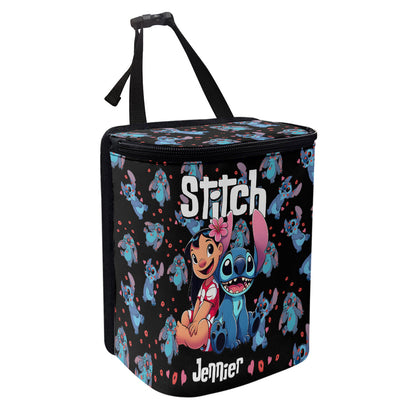 Ohana In The Car - Personalized Ohana Portable Car Trash Can/ Organizer