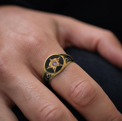 Serve & Protect - Personalized Police Officer Signet Ring
