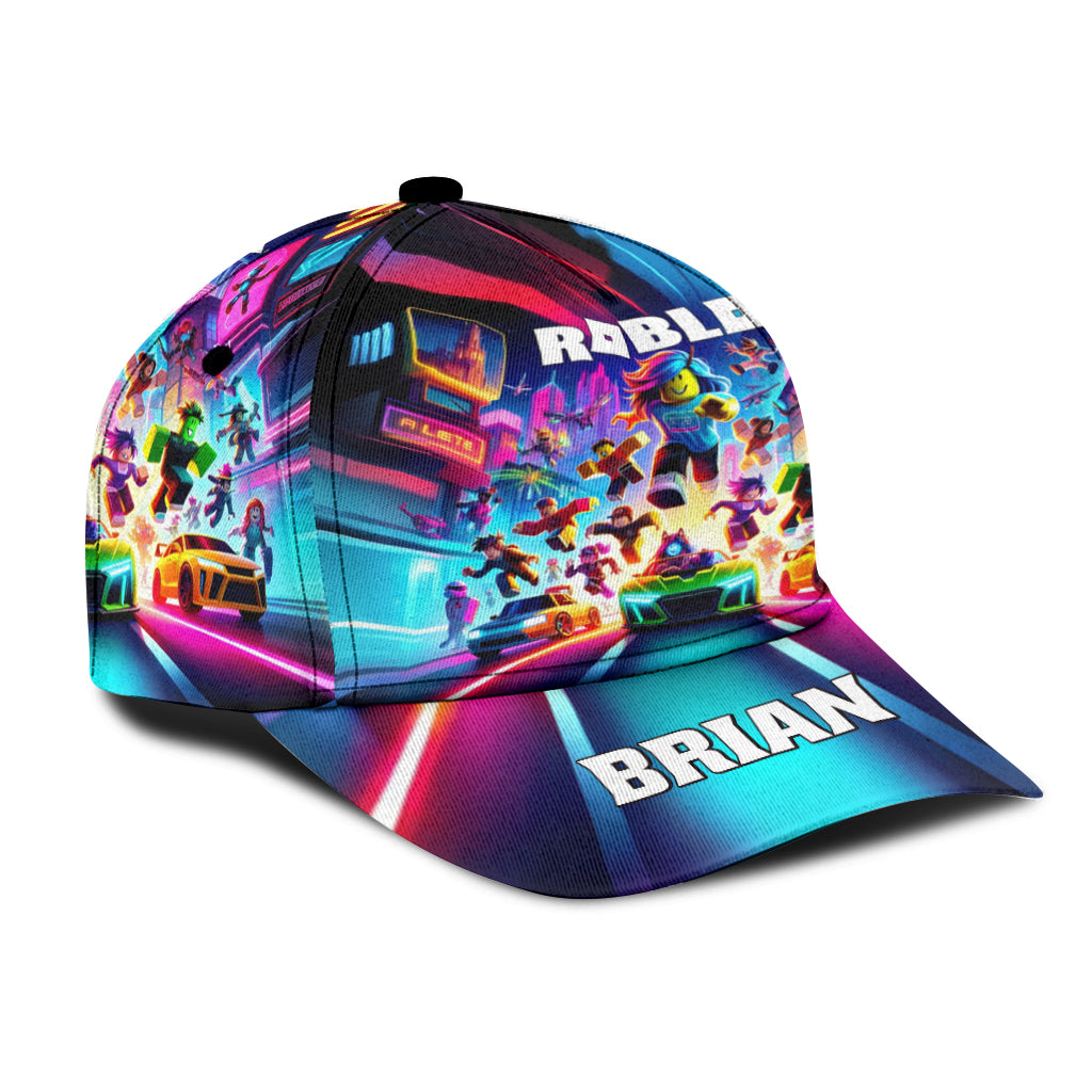 Colorful Hat For Video Game Loving Kid - Personalized Kid Classic Cap