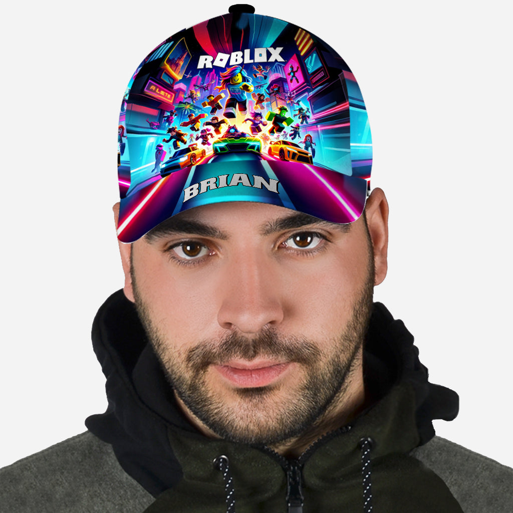 Colorful Hat For Video Game Loving Kid - Personalized Kid Classic Cap