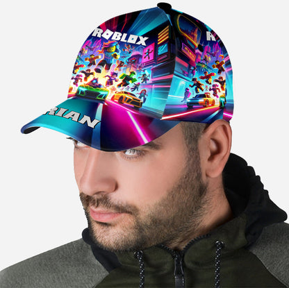 Colorful Hat For Video Game Loving Kid - Personalized Kid Classic Cap
