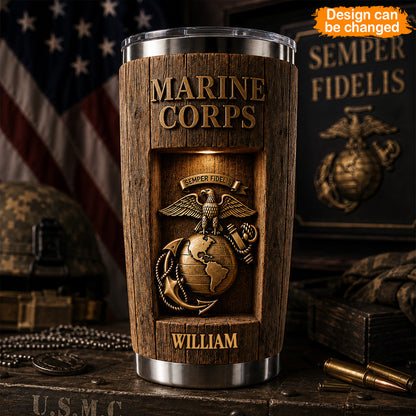 Proud Veteran - Personalized Veteran Tumbler