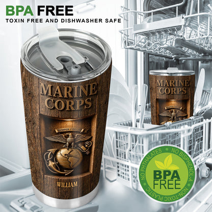 Proud Veteran - Personalized Veteran Tumbler