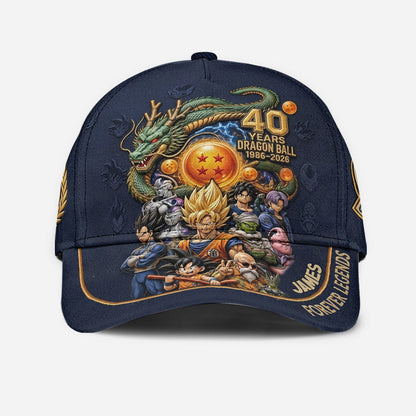 Forever Legend 40th Anniversary - Personalized Seven Balls Classic Cap