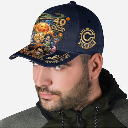 Forever Legend 40th Anniversary - Personalized Seven Balls Classic Cap