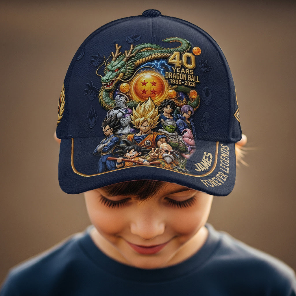 Forever Legend 40th Anniversary - Personalized Seven Balls Classic Cap