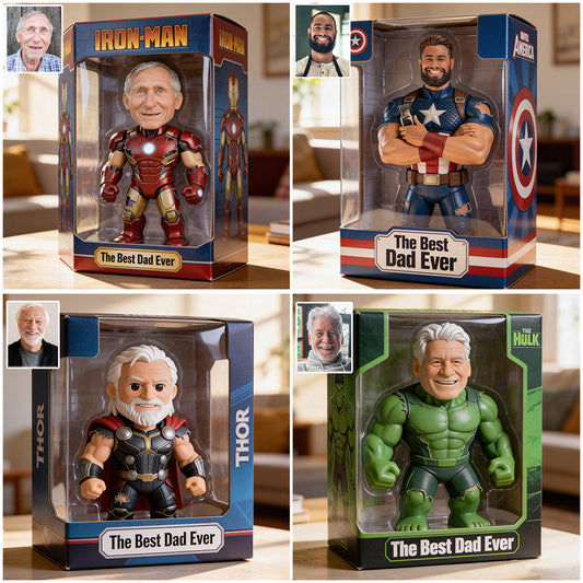 Super Hero Father Gift Idea, Husband Gift - Personalized Father Custom Shaped Acrylic Plaque