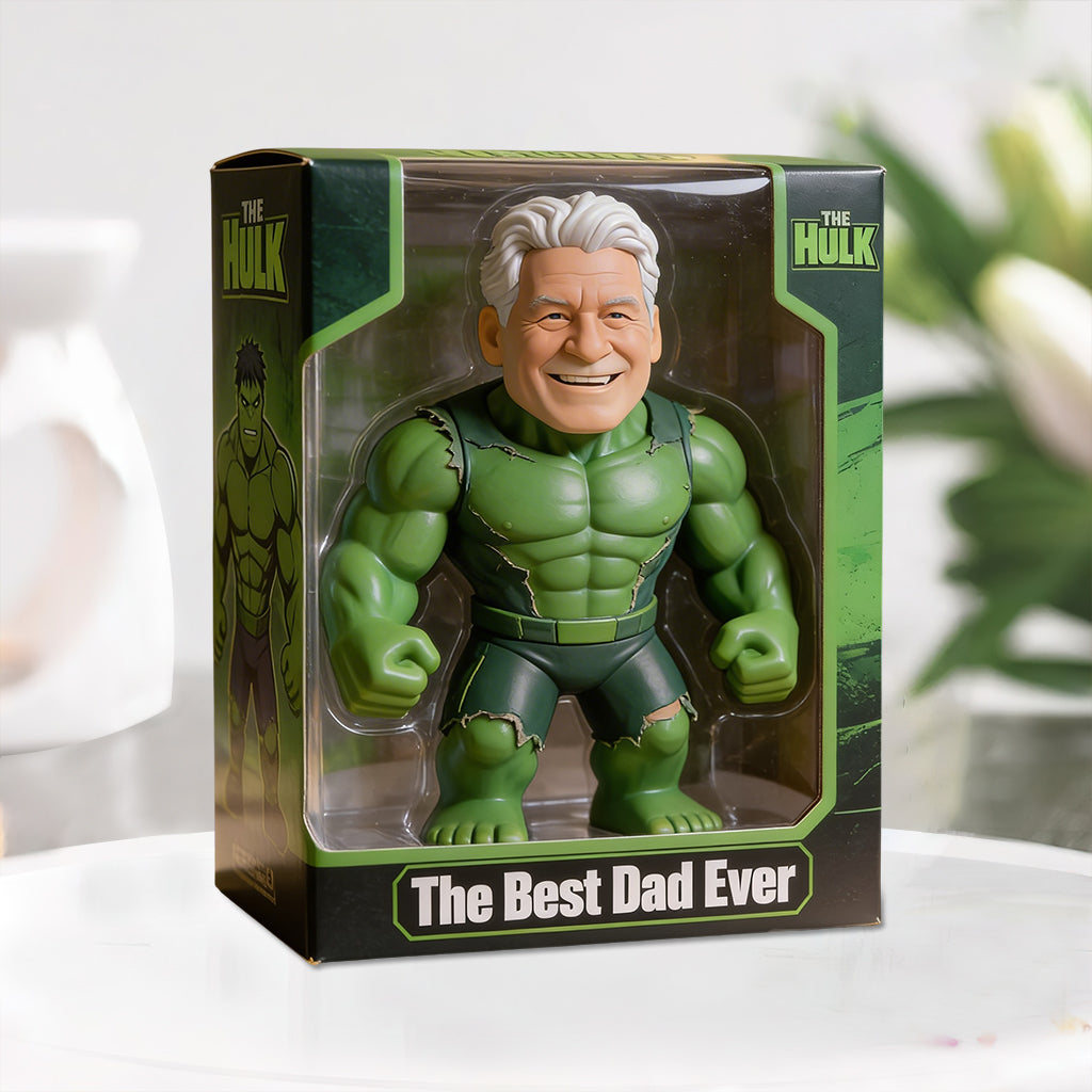 Super Hero Father Gift Idea, Husband Gift - Personalized Father Custom Shaped Acrylic Plaque