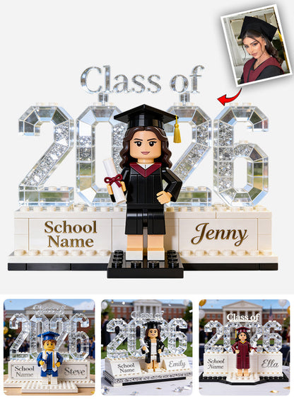 Congratulations On Your Graduation - Personalized Graduation Custom Shaped Acrylic Plaque