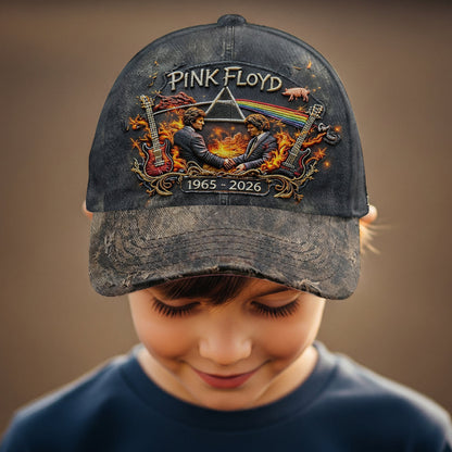 Pink Floy Rock Band Anniversary - Personalized The Prism Classic Cap