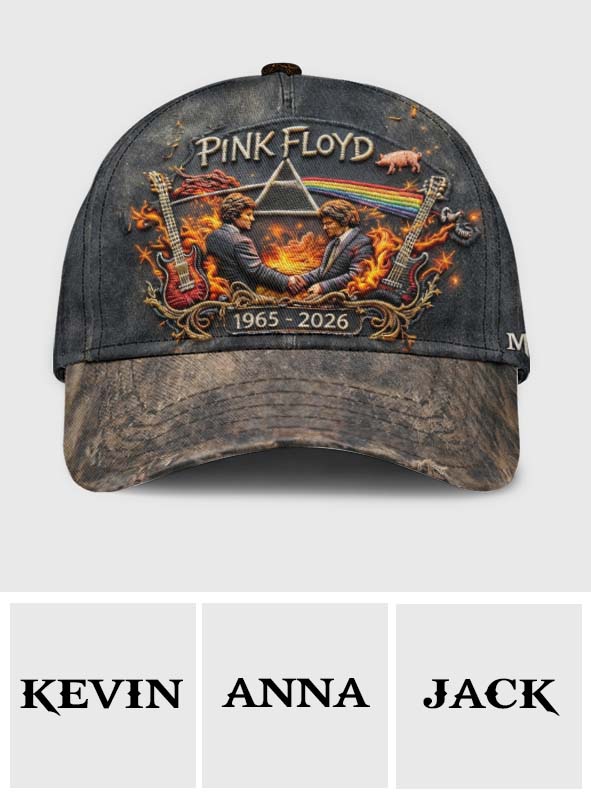 Pink Floy Rock Band Anniversary - Personalized The Prism Classic Cap