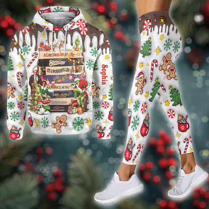 Christmas Movie Watching - Personalized Christmas Movie Hoodie and Leggings