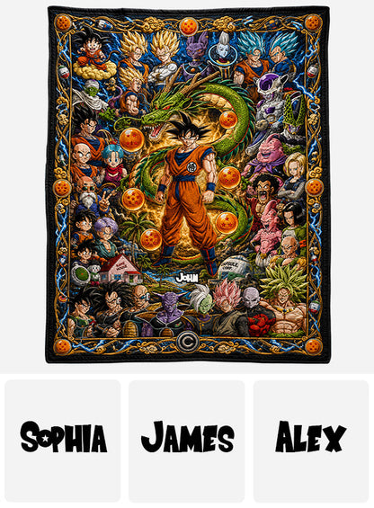 Super Balls - Personalized Seven Balls Blanket