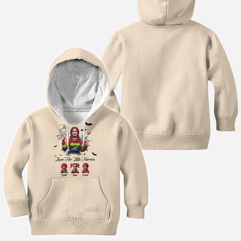 This Mama Loves Her Little Horror - Personalized Horror Character All Over Shirt