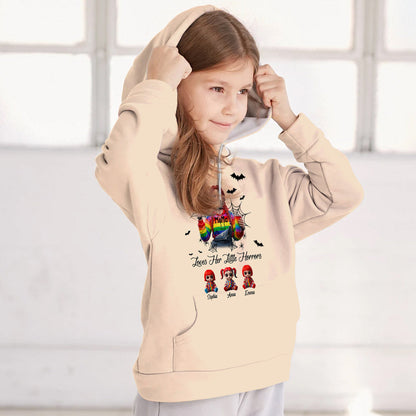 This Mama Loves Her Little Horror - Personalized Horror Character All Over Shirt