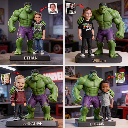 Green Giant Friend - Personalized Superhero Custom Shaped Acrylic Plaque