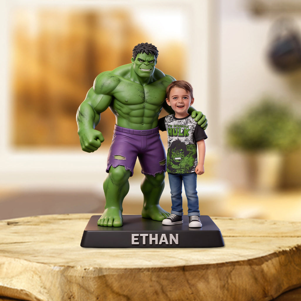Green Giant Friend - Personalized Superhero Custom Shaped Acrylic Plaque