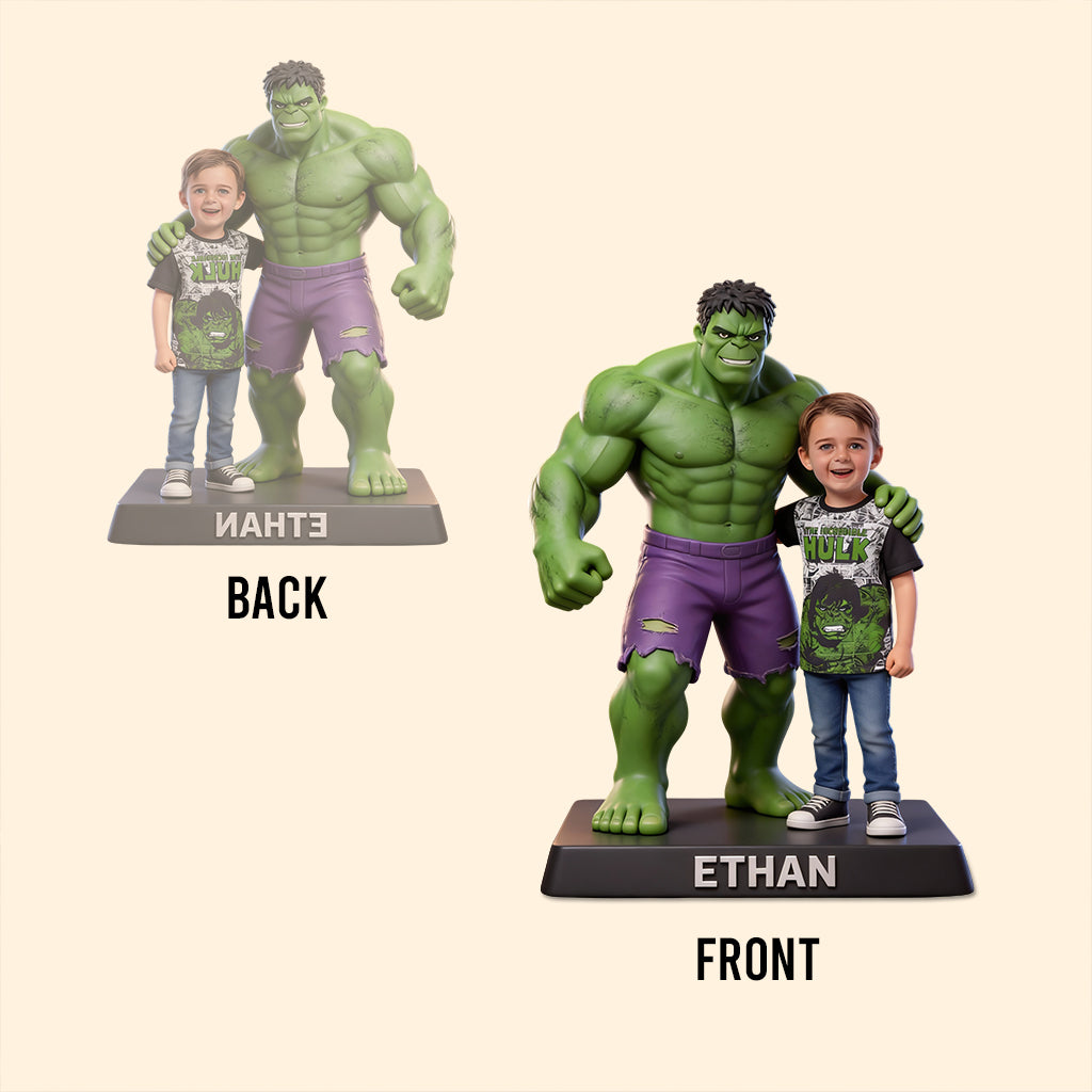 Green Giant Friend - Personalized Superhero Custom Shaped Acrylic Plaque