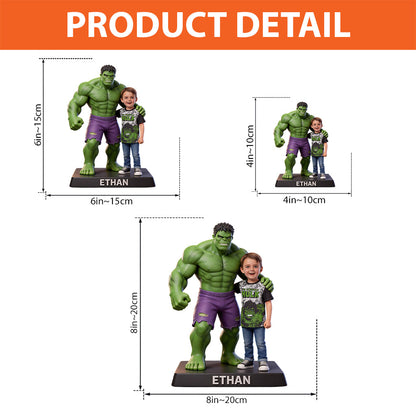 Green Giant Friend - Personalized Superhero Custom Shaped Acrylic Plaque