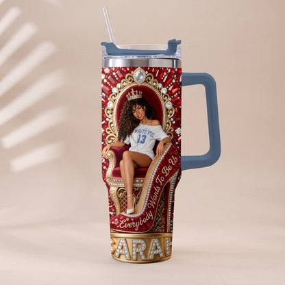 They Want Be Us - Personalized Tumbler With Plush Charm