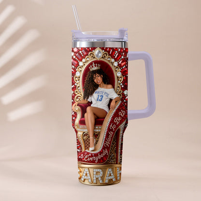 They Want Be Us - Personalized Tumbler With Plush Charm