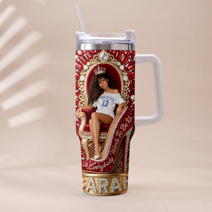 They Want Be Us - Personalized Tumbler With Plush Charm