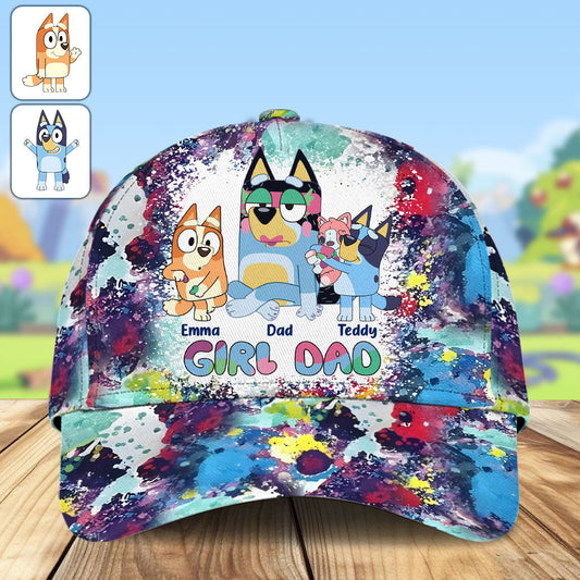 Girl Dad - Personalized Father Classic Cap
