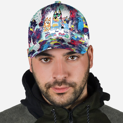 Girl Dad - Personalized Father Classic Cap