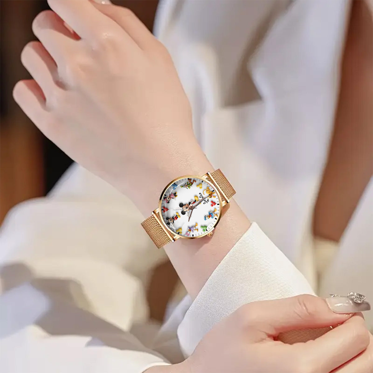 Magical Moments - Personalized Mouse Women Hand Watch