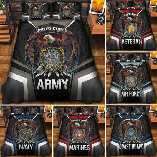 All Gave Some - Personalized Veteran Quilt Set