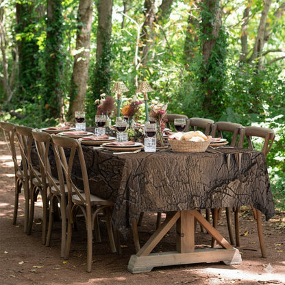Eagle Wooden - Personalized Bald Eagle Table Cloth Cover