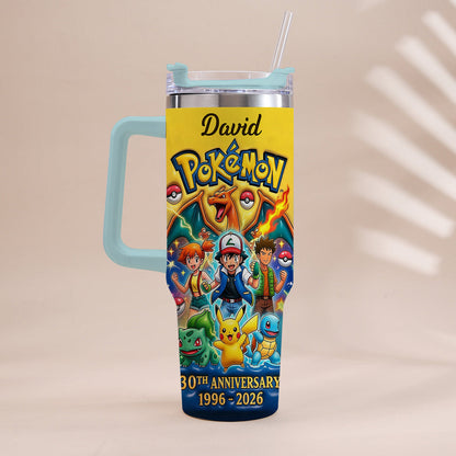 Best Memories - Personalized Monster Trainer Tumbler With Handle