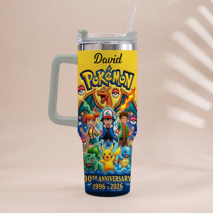 Best Memories - Personalized Monster Trainer Tumbler With Handle