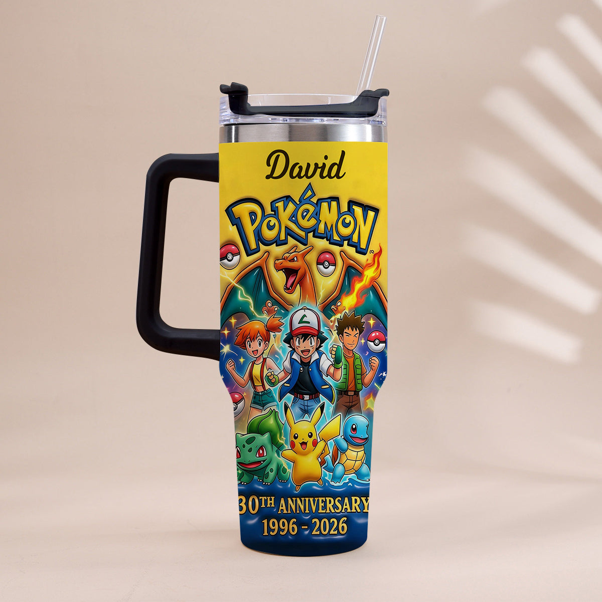 Best Memories - Personalized Monster Trainer Tumbler With Handle