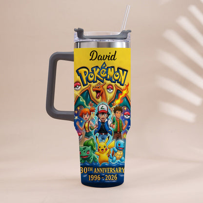Best Memories - Personalized Monster Trainer Tumbler With Handle
