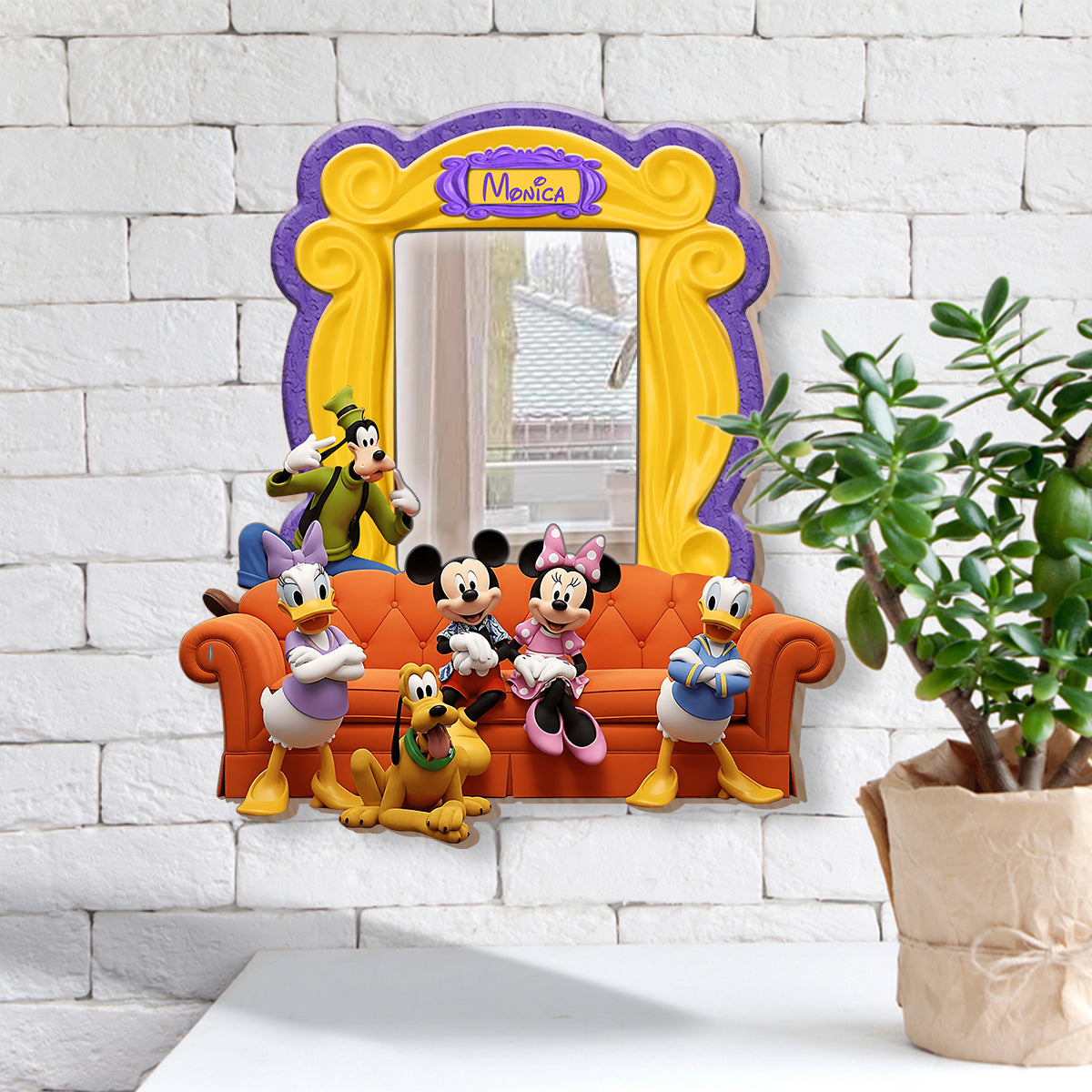 Friends - Personalized Mouse Wall Hanging Mirror