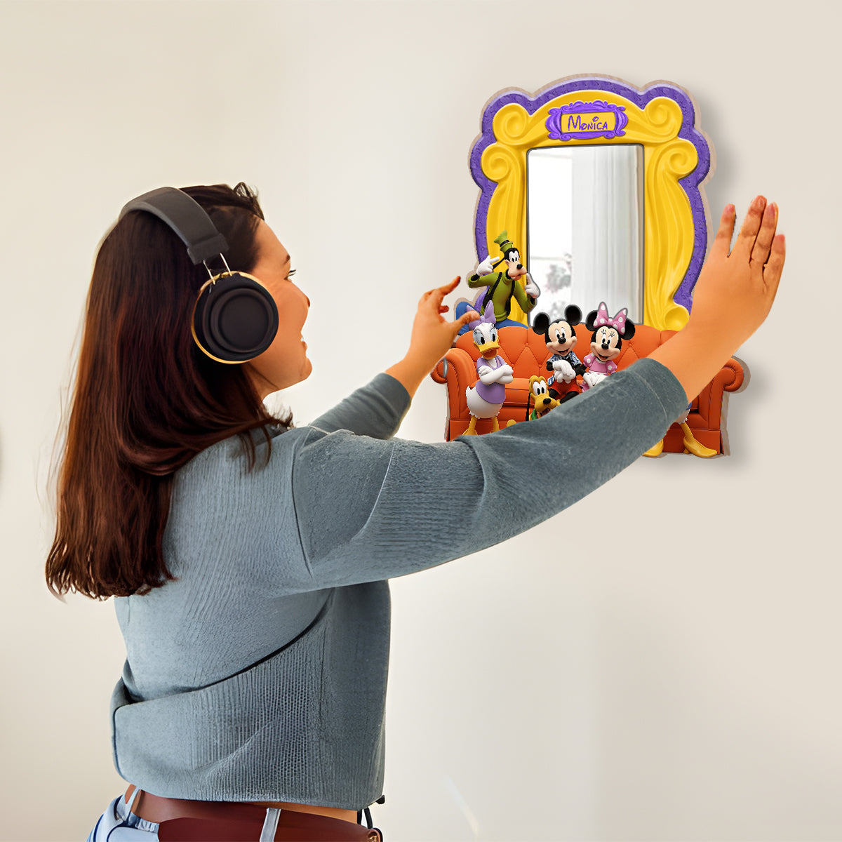 Friends - Personalized Mouse Wall Hanging Mirror