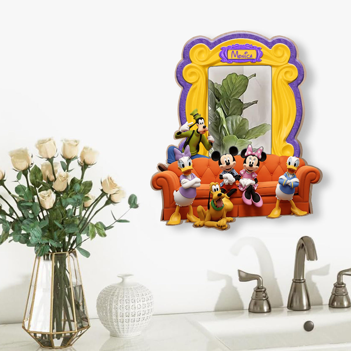 Friends - Personalized Mouse Wall Hanging Mirror