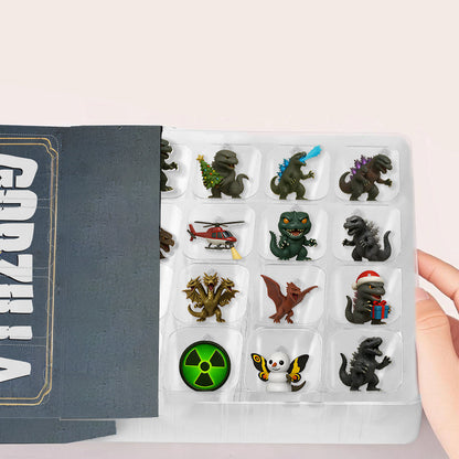 24 Days Of Kaiju - Personalized Giant Monster Advent Calendar With Ornaments