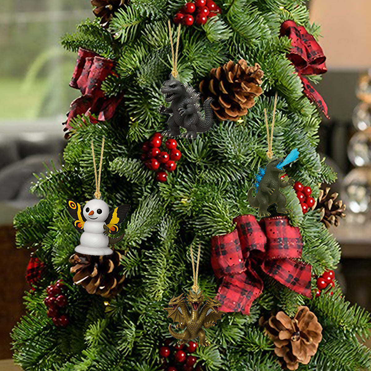 24 Days Of Kaiju - Personalized Giant Monster Advent Calendar With Ornaments