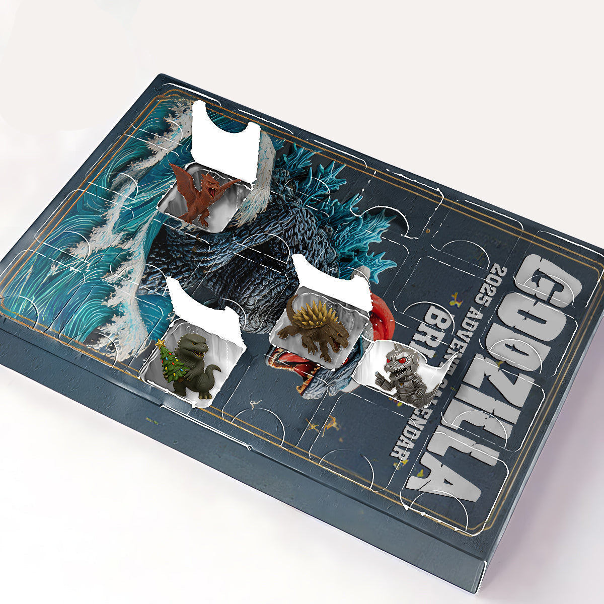 24 Days Of Kaiju - Personalized Giant Monster Advent Calendar With Ornaments