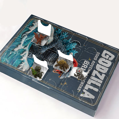 24 Days Of Kaiju - Personalized Giant Monster Advent Calendar With Ornaments